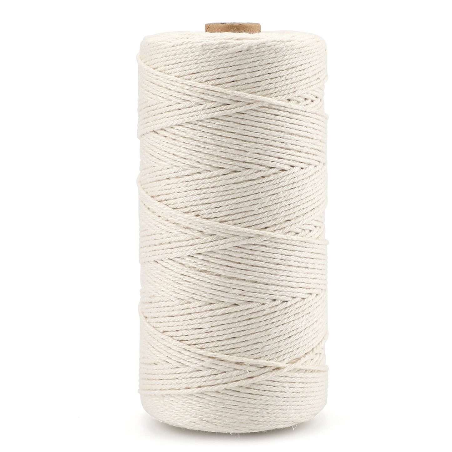 G2PLUS 300M Beige Gift String Twine, 1.5MM Cotton Wrapping Bakers String, 3Ply Butchers String, Handicrafts Decorative Cord Twine for DIY Gift Decorations
