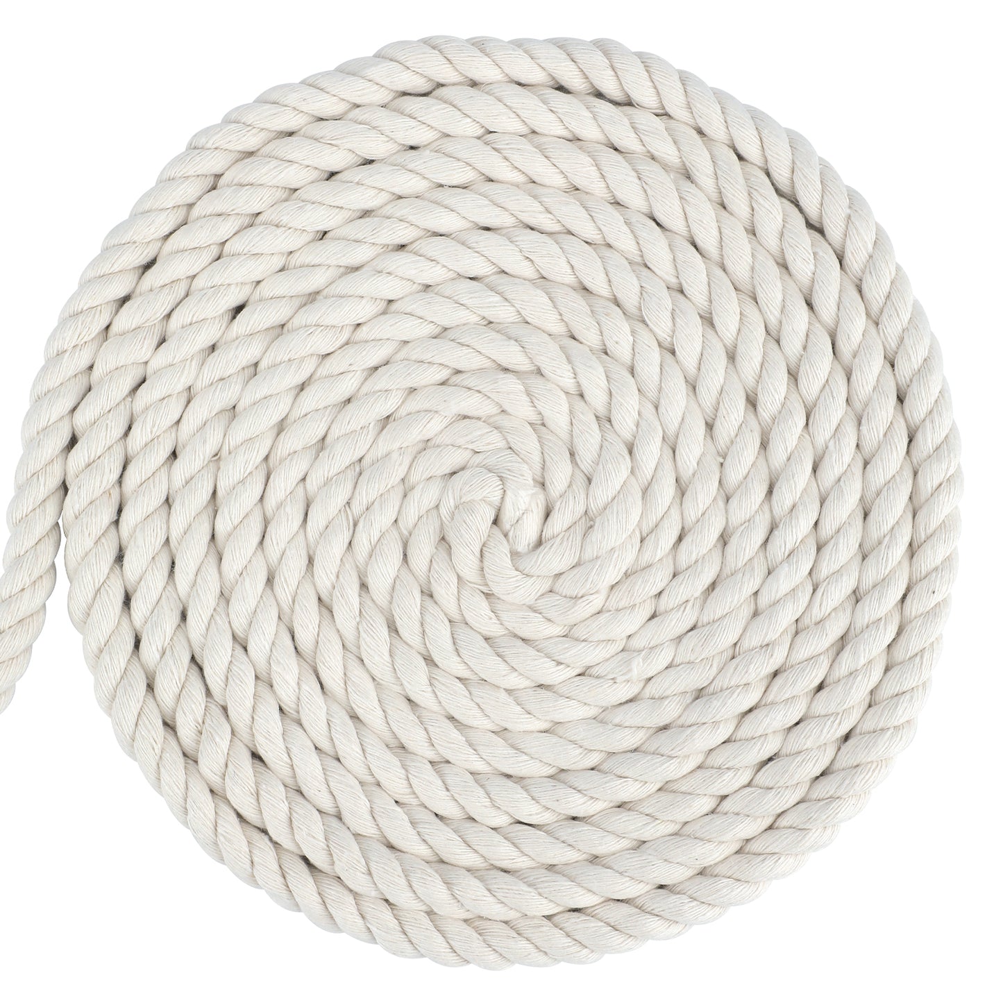 G2PLUS 12MM Beige Macrame Cord - 10M Thick Macrame Cotton Rope - Hanging Knitting Craft Rope for Wall Hanging Plant Hanger Knitting Craft