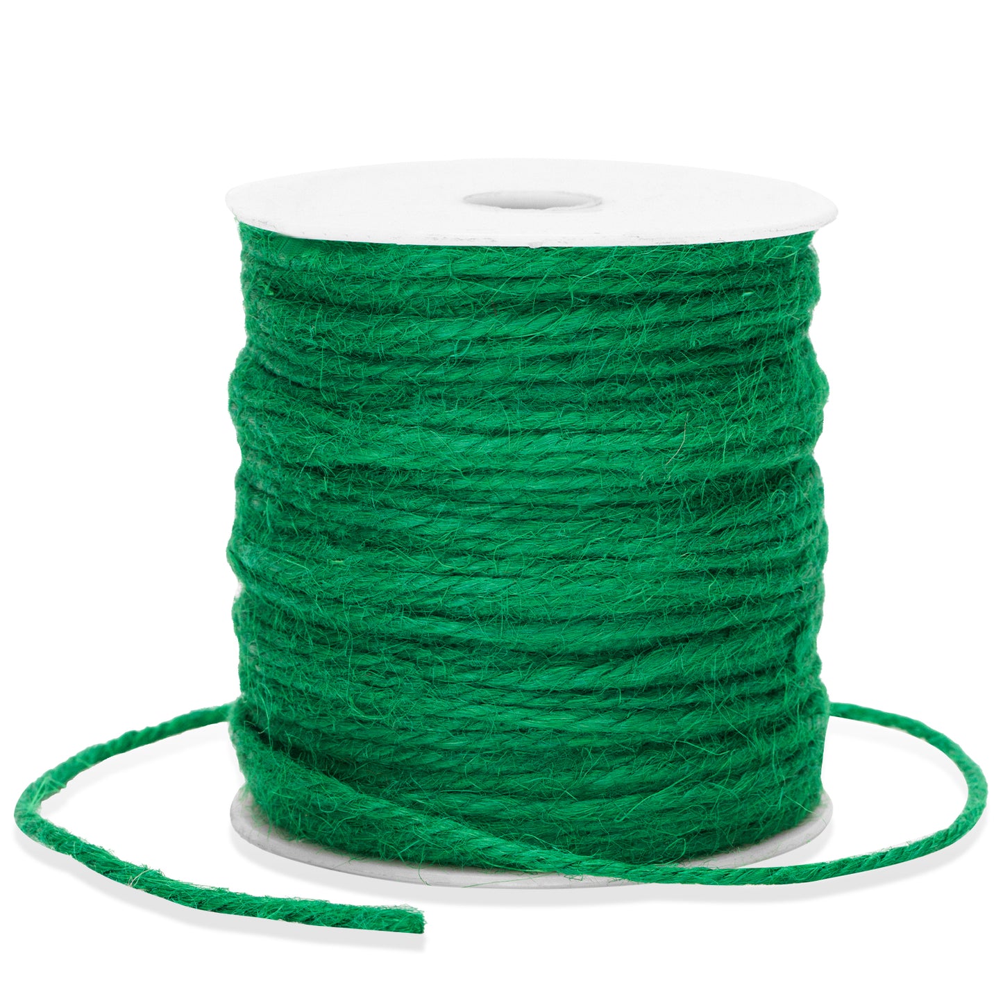 G2PLUS 3MM Jute String Twine, 100M Green Garden String, 3 Ply Green string for Craft, Art and Crafts Linen String for DIY Craft; Gardening Use