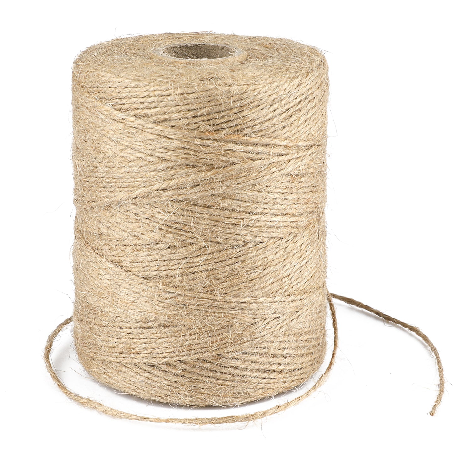 G2PLUS Natural Jute Twine, 1.5mm Thin Hemp Twine, 984 Feet Brown Twine String for Crafts, 2 Ply Jute Twine String for Gift Wrapping, DIY Arts & Crafts, Garden Plants, Christmas
