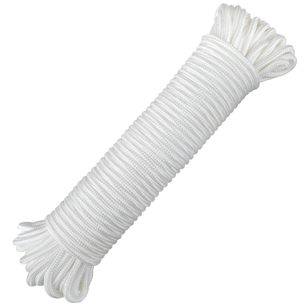 G2PLUS 30M Multi-functional Nylon Rope, 6MM Thick Heavy Duty Hanging Cord String, Traction Tying Rope for Camping Outdoor Garden