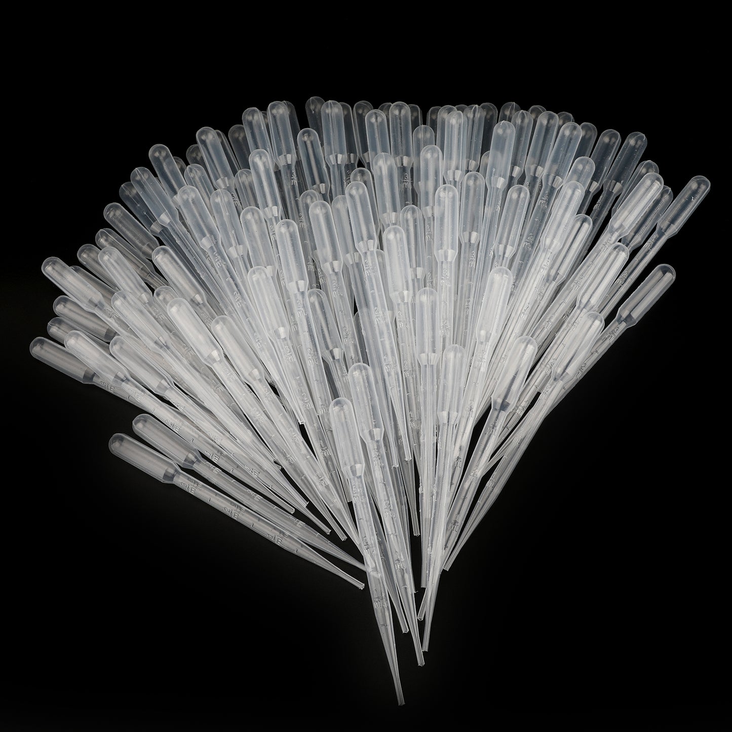 G2PLUS 3ML Plastic Dropper, 25Pcs Pipettes Dropper, Clear Graduated Dropper, Disposable Transfer Pipettes for Essential Oils, Kids Activities, DIY Art and Make up Tool