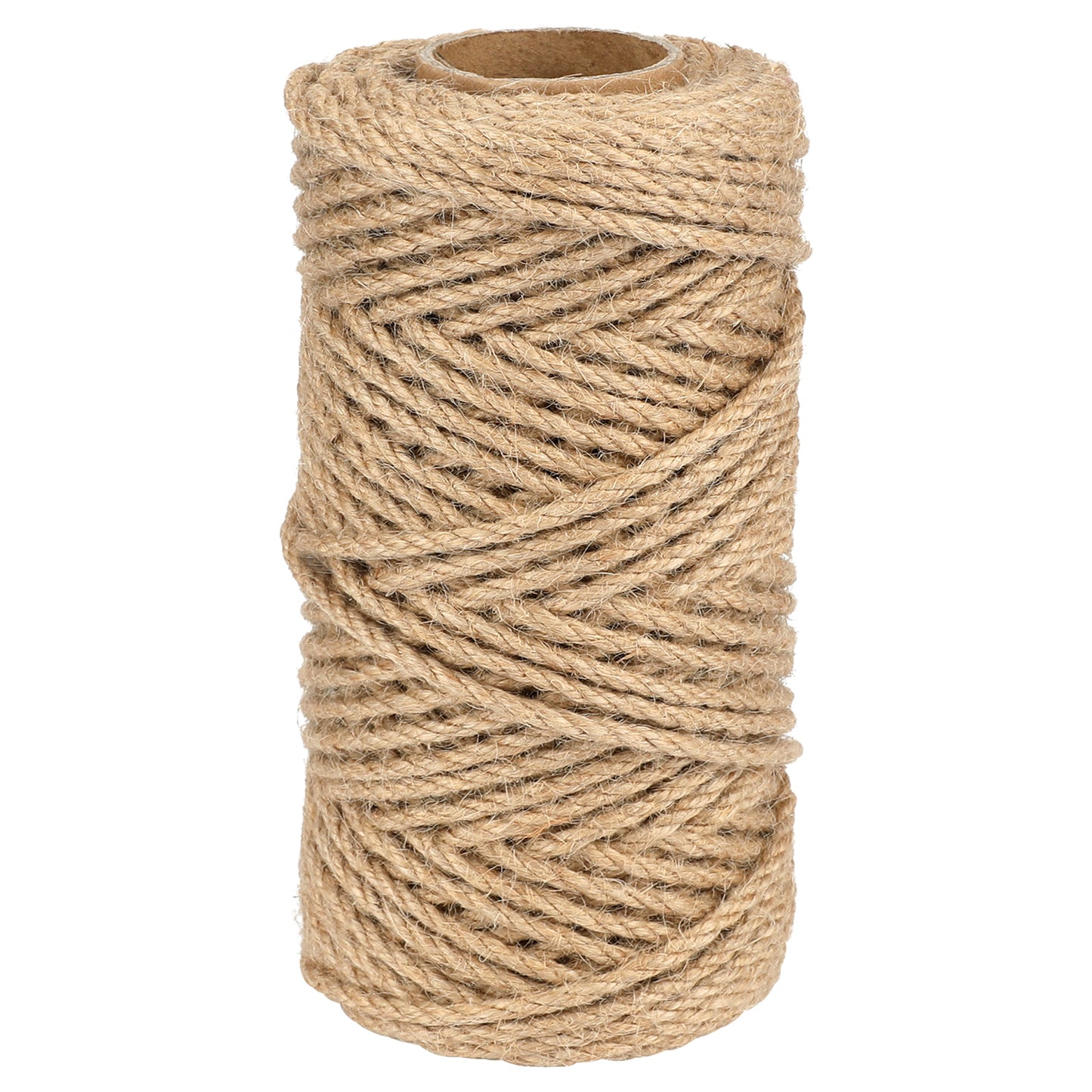 G2PLUS 4MM Thick Jute Rope, 50M Strong Hemp Garden Rope, 3-Ply Jute Twine String for DIY Crafts Arts and Gardening Application