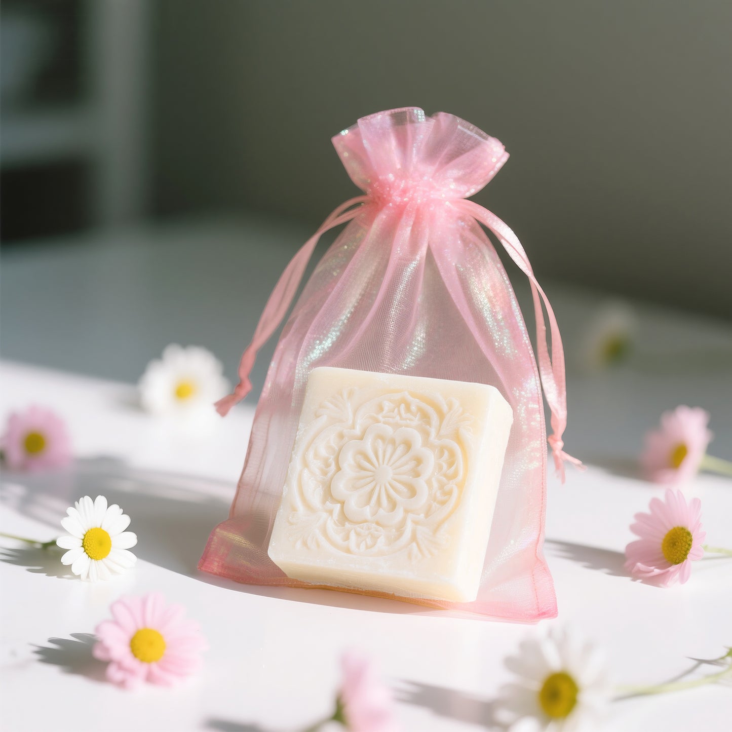 G2PLUS 30PCS Blush Pink Oragnza Bags 4x6 In - Drawstring Organza Bags, Sheer Mesh Jewelry Pouches, Candy Gift Wrap Pouches for Christmas, Birthday, Wedding Party Favors