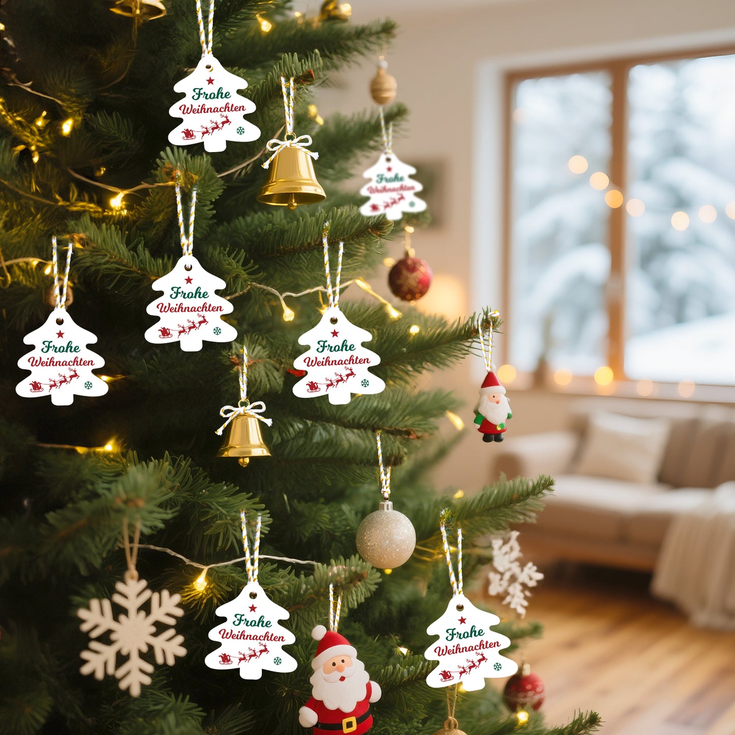 G2PLUS Gold and White Twine String - 2mm 164ft Metallic Bakers Packing Twine for Gift Wrapping, DIY Crafts, Holiday Decorations, Party Favors