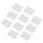 G2PLUS Disposable Shower Caps Individually Wrapped - 44CM Plastic Hair Caps - 50PCS Waterproof Elastic Shower Caps for Home Use, Hotel, Spa, and Hair Salon