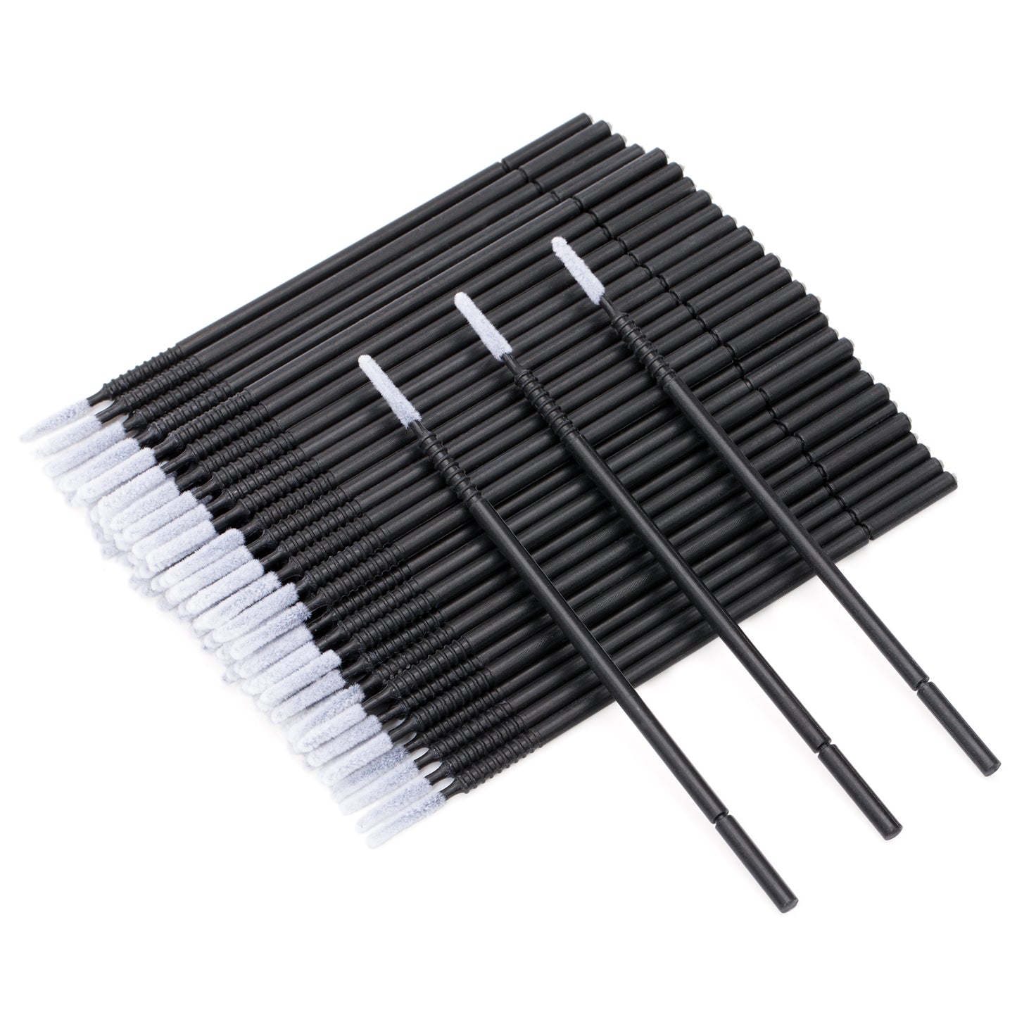 G2PLUS 200PCS Micro Applicators Brushes, Black Micro Applicators with Longer Tips, Eyelash Extension Applicators for Eyelashes Extensions