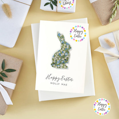 G2PLUS Easter Gift Stickers, 120Pcs Happy Easter Stickers, 2" Round Easter Eggs Labels Stickers, Personalized Easter Decoration Stickers for Gift Wrap, Easter Party, Candy Bags