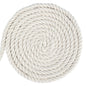 G2PLUS 12MM Beige Macrame Cord - 10M Thick Macrame Cotton Rope - Hanging Knitting Craft Rope for Wall Hanging Plant Hanger Knitting Craft