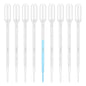G2PLUS 1ML Plastic Dropper, 25Pcs Pipettes Dropper, Clear Graduated Dropper, Disposable Transfer Pipettes for Essential Oils, Kids Activities, DIY Art and Make up Tool