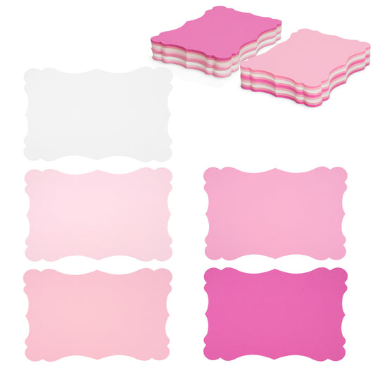 G2PLUS Small Blank Business Cards: 120PCS Vintage Mini Note Paper Assorted 5 Colors Cardstock 2.4x4 in for Thank You Card, Gift Notes, DIY Tags, Vision Boards and Gift Wrapping