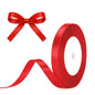 G2PLUS 10mm Red Satin Ribbons: 44m Gift Wrapping Ribbon for Crafting, Christmas, Wedding Party Decoration
