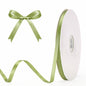 G2PLUS Satin Ribbons Sage Green: 6mm x 100Yards Thin Gift Wrapping Ribbon for Wrapping Presents, Making Cards, Craft Projects,Christmas Decorations