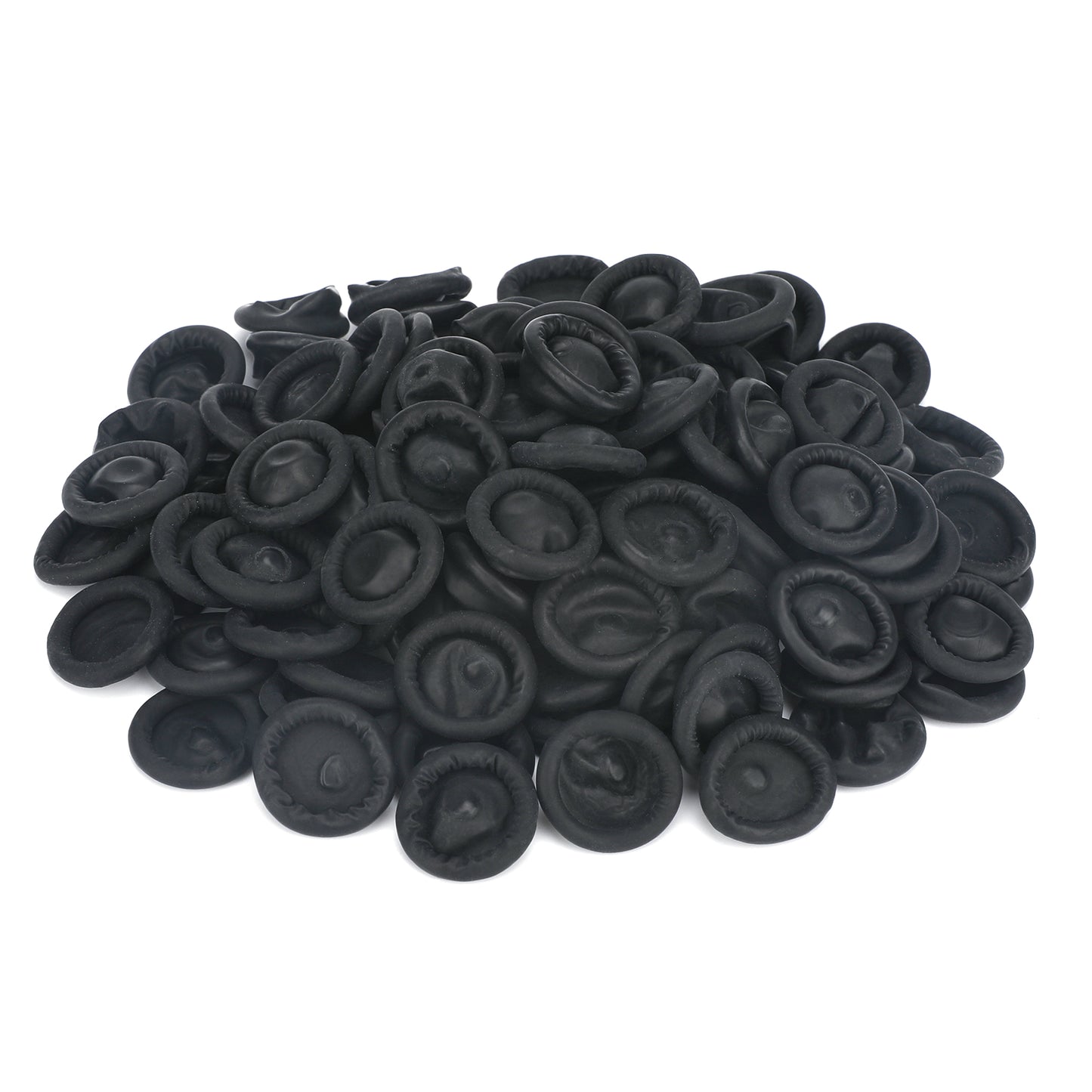 G2PLUS Black Finger Cots 200 PCS Latex Anti-Static Finger Covers Finger Tip Rubber Protect Keeping Dressing Dry and Clean
