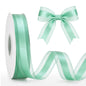 G2PLUS 25mm Mint Organza Ribbon: 50Yards Sheer Tulle Wrapping Ribbon