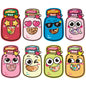 G2PLUS 48 Pack Valentines Day Cards for Kids, 8 Styles Happy Valentine’s Day Mason Jar Cards with Treat Bags for Classroom Valentines Exchange, School Gift Exchange & Party Favors