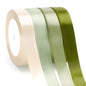 G2PLUS Sage Green Satin Ribbon for Gift Wrapping, 4 Rolls, 20mm x 22m 88m Total Gift Wrapping Ribbon, Ribbon for Weddings, Baby Showers, DIY Crafts, Bows, Bouquet Wrapping