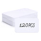G2PLUS White Blank Business Cards 120PCS: 2.4 x 4 in Small Note Card Double-Sides Cardstock Paper for Writing, Greeting Cards, Thank You Cards for Small Business and DIY Use