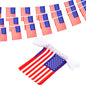 G2PLUS American Flags Banner, 36 Feet USA String Pennant Flag, 4th of July Pennant Banner Bunting for Patriotic Events, Classroom, Bars, Sports, Independence Day Indoor Outdoor Decoration