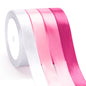 G2PLUS Pink Satin Ribbon for Gift Wrapping, 4 Rolls, 20mm x 22m 88m Total Gift Wrapping Ribbon, Ribbon for Birthday Parties, Baby Showers, DIY Crafts, Bows, Bouquet Wrapping