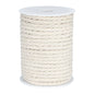 G2PLUS 6MM Cotton Macrame Cord, 30M Thick Macrame Rope, Beige Soft Cotton Rope for Wall Hanging DIY Garden Plant Hangers