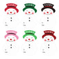 G2PLUS Snowmen Christmas Labels Stickers, 120PCS Christmas Name Labels for Presents, White Sticky Xmas Present Gift Labels, Noel Self Adhesive Present Stickers for Kids Presents