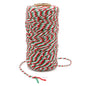 G2PLUS Christmas Twine String - 2MM 328 Ft Baker's Twine, Red Green White Cotton String for Gift Wrapping, DIY Crafts, Party Decorations
