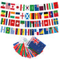 G2PLUS World Cup Football Bunting 2026, 48 Teams Flags of the World, 15m Double Sides Football Party Decor Banner for Bar Club Garden Street Decoration, 1 Pack