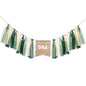 G2PLUS Wild Highchair Banner,Green 1st Birthday High Chair Banner for Baby Boys and Girls,Dining Chair Banner for Baby 1st Birthday Party,Photo Props,Baby Shower Decoration