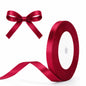 G2PLUS Burgundy Satin Ribbons 10mm: 44m Gift Wrapping Ribbon for Crafting, Christmas, Wedding Party Decoration