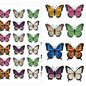 G2PLUS 600 Pcs Butterfly Stickers - 1.5" Self-Adhesive Butterflies Labels Stickers for Kids and Adults, Waterproof Decorative Label Sticker for Envelope Seals, DIY Crafts, Scrapbooking, Journaling