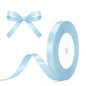 G2PLUS Baby Blue Satin Ribbons 10mm: 44m Gift Wrapping Ribbon for Crafting, Christmas, Wedding Party Decoration