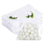 G2PLUS 30Pcs Rose Organza Bags 4x6 Inch-White Wedding Favor Bags, Jewelry Pouches with Drawstring for Bridal Shower, Baby Shower, Valentine's Day Party Favors