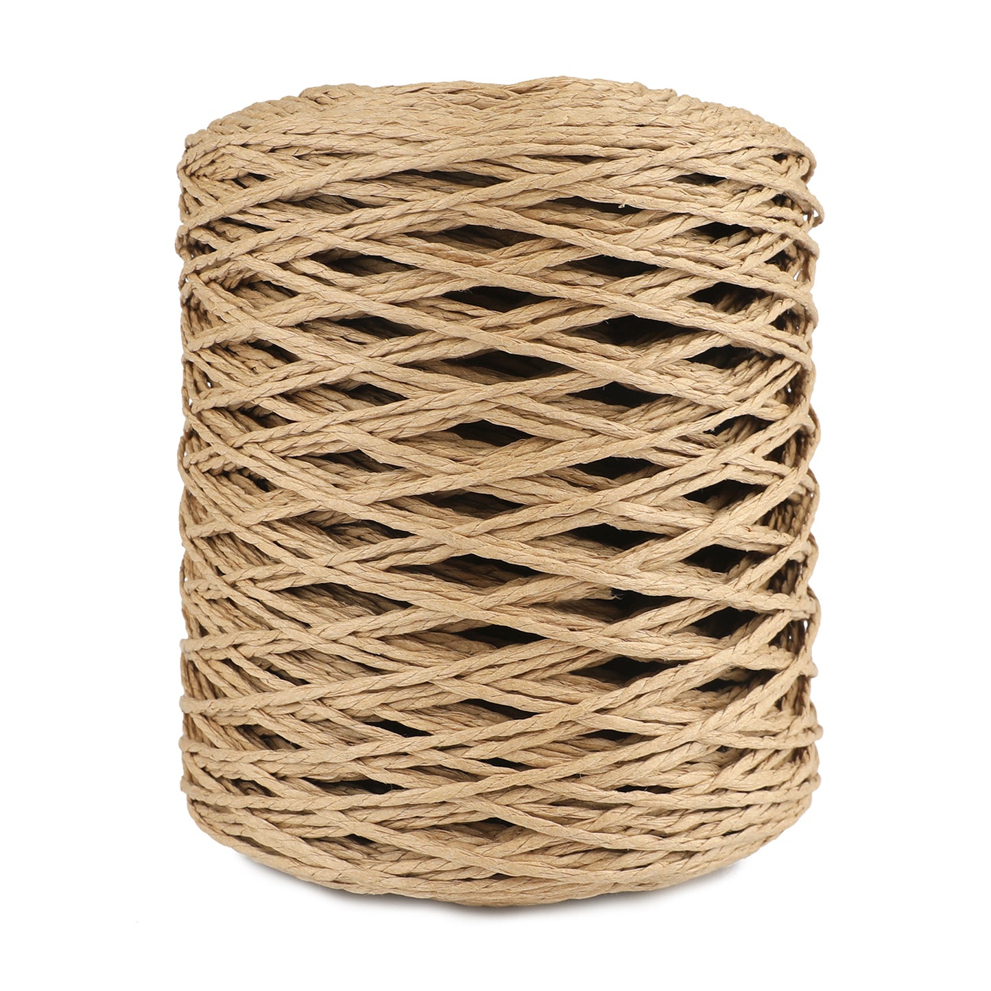 G2PLUS 200M Brown Paper String - Raffia Paper Ribbon - Gift Packaging Twine for DIY Crafts,Crocheting,Gift Wrapping and decorations