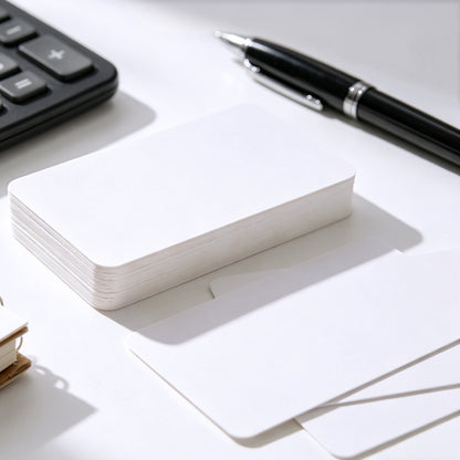 G2PLUS White Blank Business Cards 120PCS: 2.4 x 4 in Small Note Card Double-Sides Cardstock Paper for Writing, Greeting Cards, Thank You Cards for Small Business and DIY Use