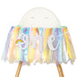 G2PLUS Rainbow ONE Highchair Banner,1st Birthday High Chair Banner, Baby Donut Theme Chair Banner,Dining Chair Banner for Baby Boys and Girls 1st Birthday Party,Photo Props,Baby Shower Decoration