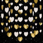 G2PLUS White Gold Reflective Heart Garland, 16m Hearts Hanging Garlands, Paper Heart Garland Hanging Streamer for Anniversary, Wedding, Birthday Party, Baby Shower