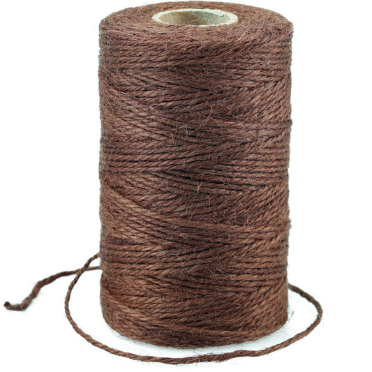 G2PLUS Jute String Twine 2MM, 100M Natural Garden Jute Rope, 3 Ply Art and Crafts Linen String for DIY Craft; Gardening Use