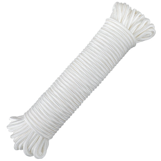 G2PLUS 30M Multi-functional Nylon Rope, 6MM Thick Heavy Duty Hanging Cord String, Traction Tying Rope for Camping Outdoor Garden
