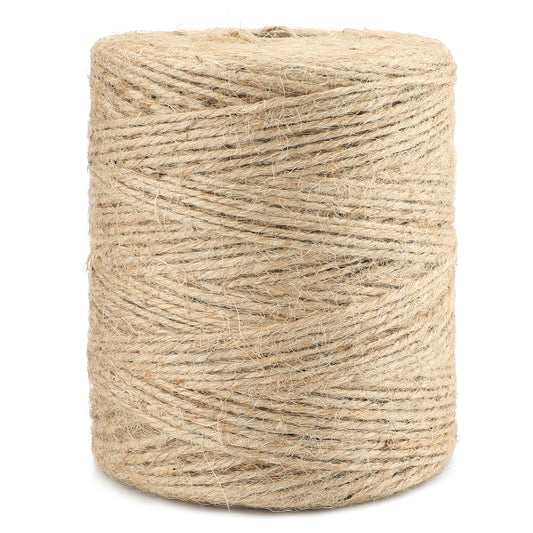 G2PLUS 250M Jute Twine String 2.5MM Bakers Twine for DIY Crafts Arts and Gardening Applications