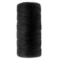 G2PLUS Black Jute String Twine 2MM, 100M Natural Garden Jute Rope, 2 Ply Art and Crafts Linen String Black for DIY Craft; Gardening Use