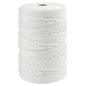 G2PLUS White Macrame Cotton Rope Cord 3MM Craft Cotton Twine String, 200M Durable Bakers Twine for DIY Crafts and Handmade Arts (White)