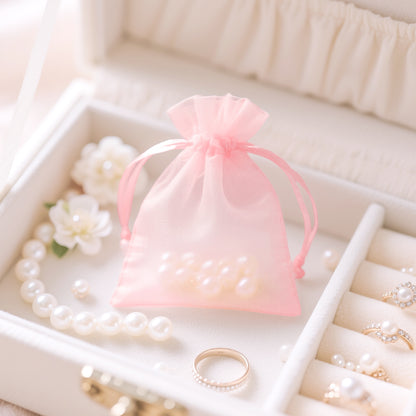 G2PLUS Baby Rosa Organzasäckchen 7x9cm: Klein Geschenk Organzabeutel, Organza Säckchen, 50 Stück Organza-Beutelchen mit Kordelzug Sie als Hochzeit Bonbonsbeutel,Schmuckbeutel Besuche den G2PLUS-Store 4,6 4,6 von 5 Sternen   (615) | Diese Seite durchsuchen