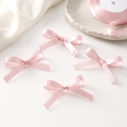 G2PLUS Baby Pink Satin Ribbons 10mm: 44m Gift Wrapping Ribbon for Crafting, Christmas, Wedding Party Decoration