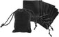 G2PLUS Black Velvet Jewellery Pouches, 7x9CM Velvet Drawstring Bags for Jewellery, 20PCS Small Soft Gift Bags with Drawstrings for Wedding, Party, Valentine's Day, Anniversary