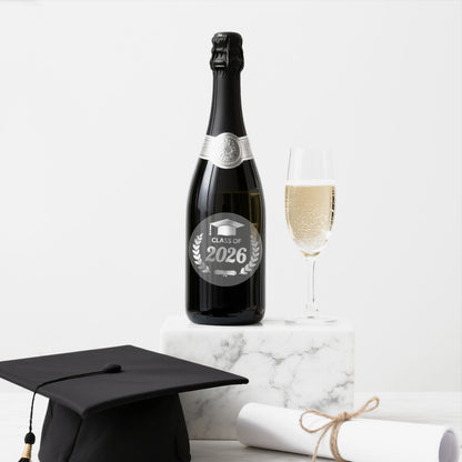 G2PLUS Graduation Stickers - 120Pcs Class of 2026 Stickers 1.6in Silver Foil Graduation Cap Stickers Transparent Envelope Seal Sticker for Congrats Grad Invitation and Grad Party Favors