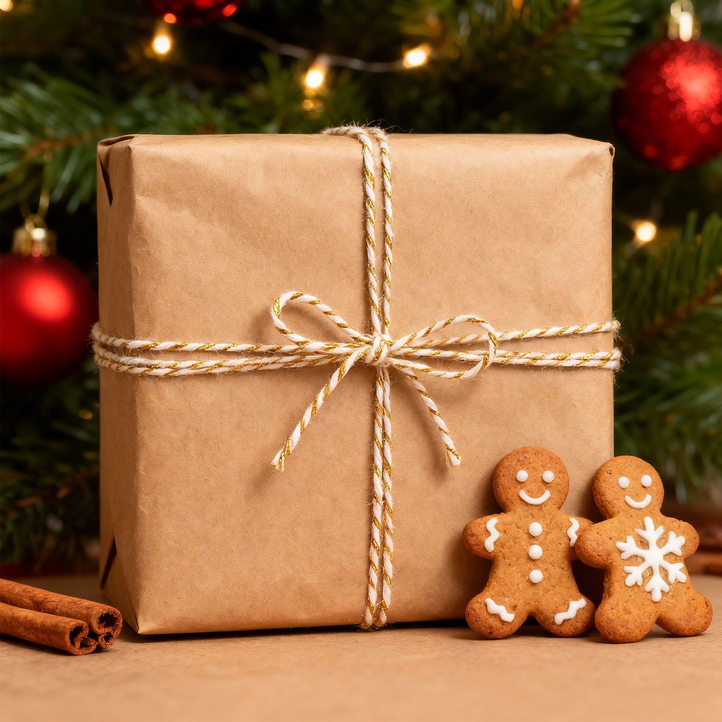 G2PLUS 328ft Gold and White Twine String - 2mm Metallic Bakers Twine for Gift Wrapping, DIY Crafts, Holiday Decorations, Party Favors