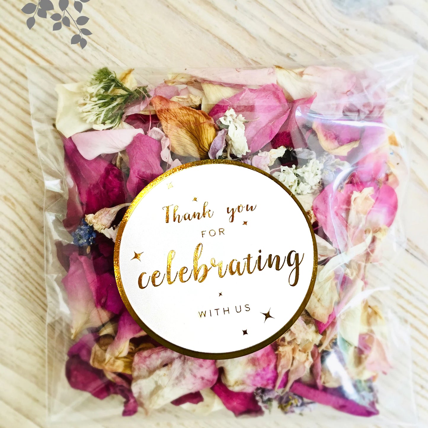 G2PLUS Thank You for Celebrating with us Stickers, 2 Inch Thank You Stickers Wedding, 60Pcs Round Self Adhesive Stickers, Gold Seal Labels, Celebrating Stickers for Gift Bags, Party Favors