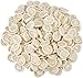 G2PLUS Disposable Finger Cots, 100pcs White Latex Rubber Finger Gloves, Rolled Edge Protective Covers for Nail Art, Tattoo, Lab Use, Crafting