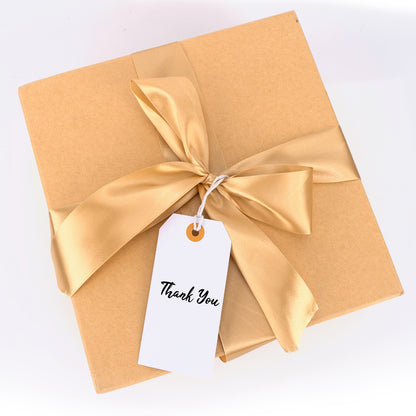 G2PLUS 100PCS Price Tags, Blank Shipping Tags, 2.36 x 4.72 inches Marking Label Tags, White Tags with String Attached, Clothing Label Hang Tags, Blank Tags with Reinforced Hole for Inventory Sales